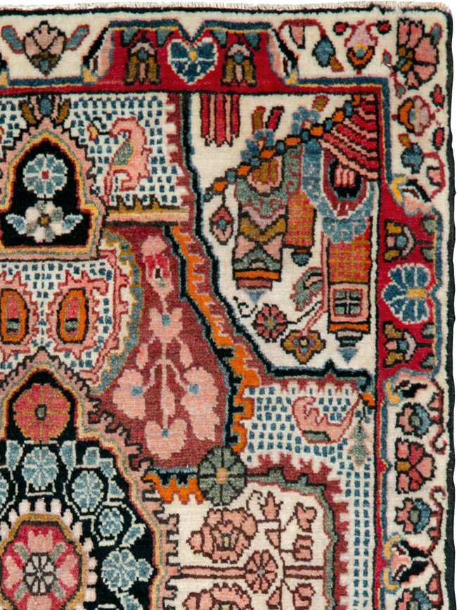 Vintage Persian Sarouk Rug, No.25325 - Gss