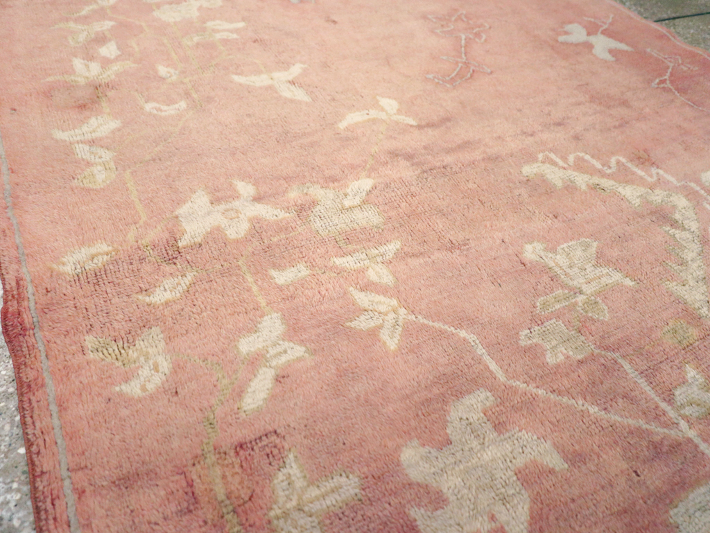 Antique Turkish Oushak Rug, No.25336 - Gss