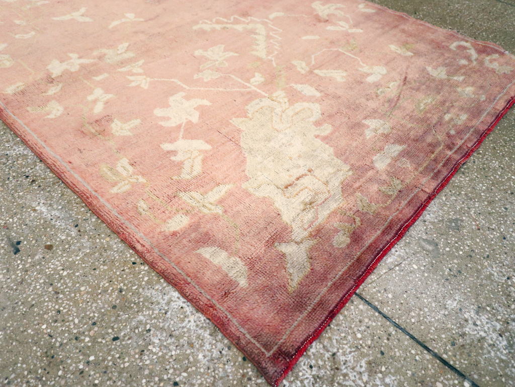 Antique Turkish Oushak Rug, No.25336 - Gss