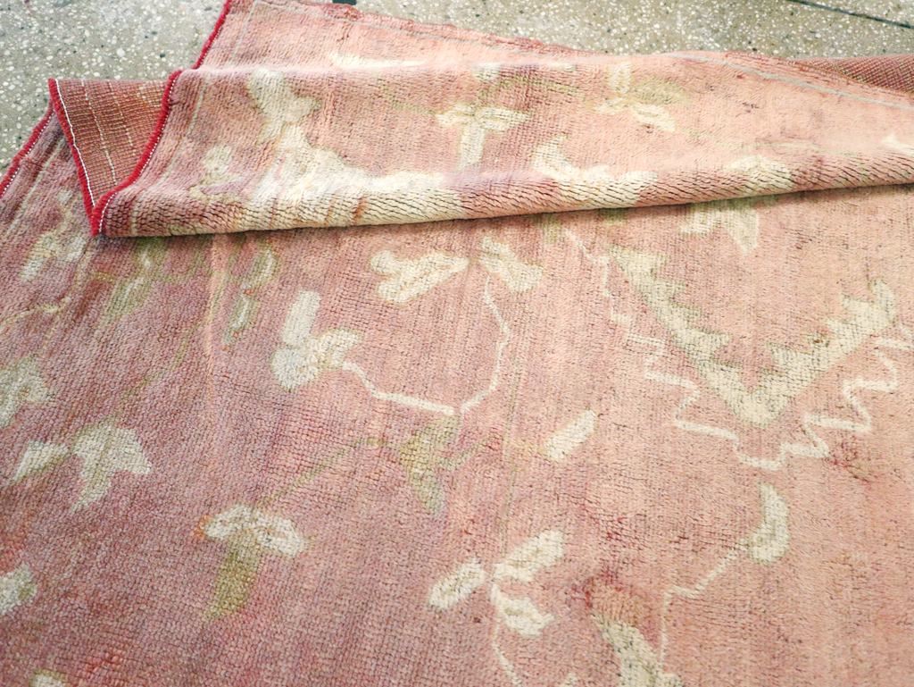 Antique Turkish Oushak Rug, No.25336 - Gss