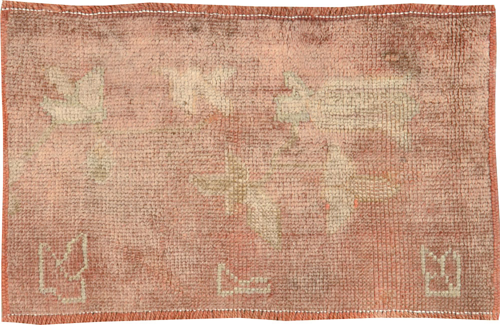 Antique Turkish Oushak Rug, No.25340 - Gss