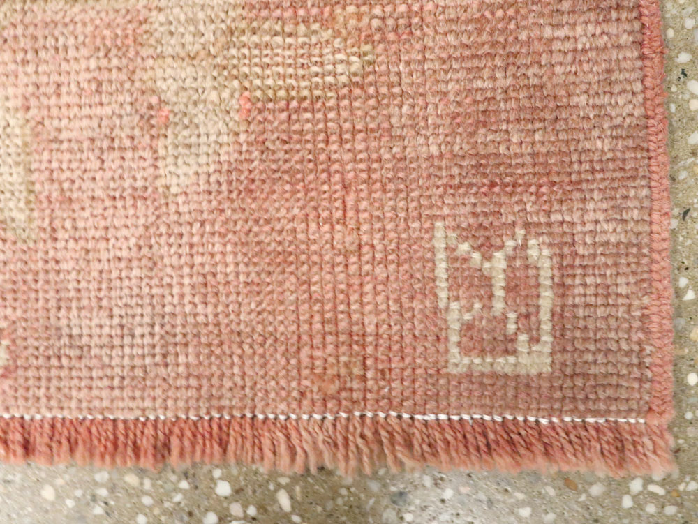 Antique Turkish Oushak Rug, No.25340 - Gss