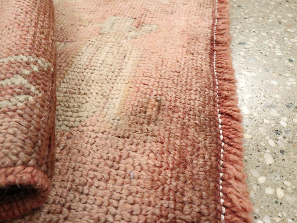 Antique Turkish Oushak Rug, No.25340 - Gss