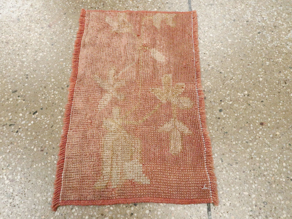 Antique Turkish Oushak Rug, No.25341 - Gss