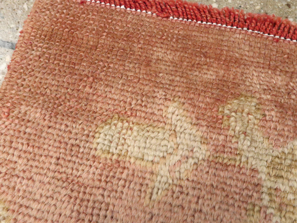 Antique Turkish Oushak Rug, No.25342 - Gss