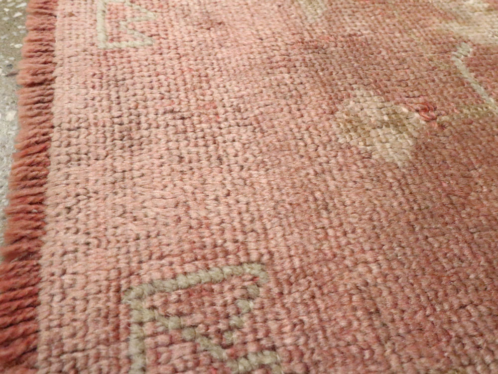 Antique Turkish Oushak Rug, No.25343 - Gss