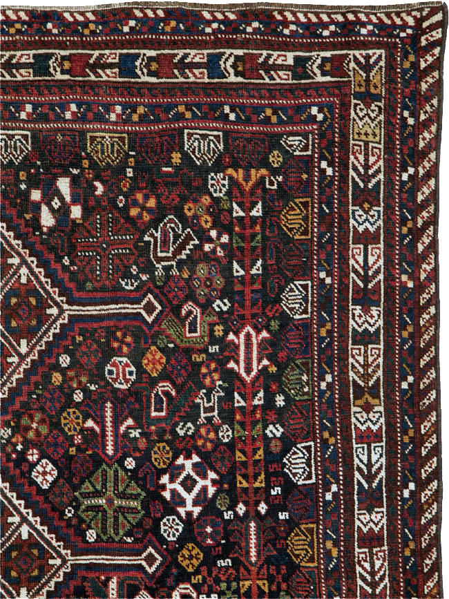 Vintage Persian Afshar Rug, No.25345 - Gss