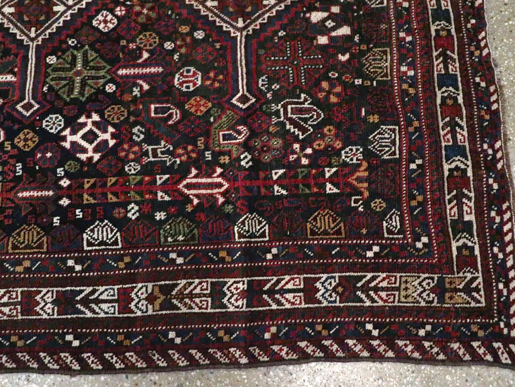 Vintage Persian Afshar Rug, No.25345 - Gss