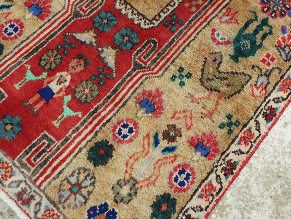 Vintage Persian Tabriz Runner, No.25348 - Gss