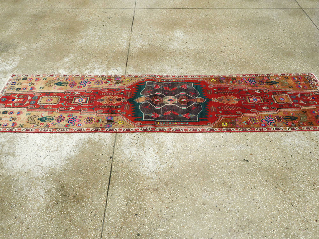 Vintage Persian Tabriz Runner, No.25348 - Gss