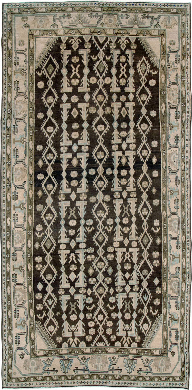 Vintage Persian Malayer Gallery Carpet, No.25352 - Gss