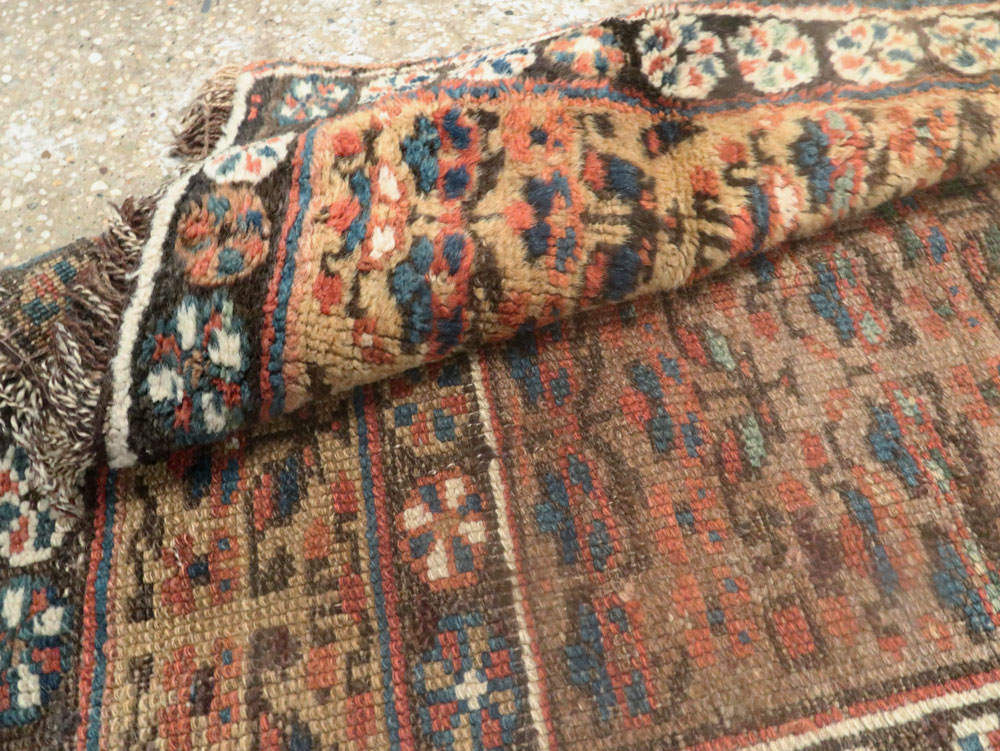 Antique Persian Kurdish Runner, No.25361 - Gss
