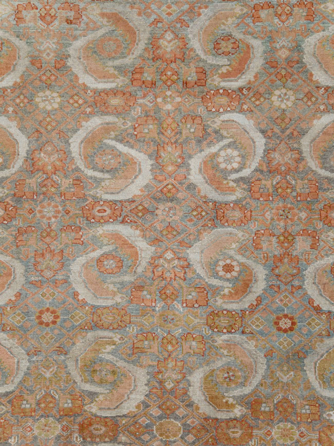 Antique Persian Malayer Room Size Carpet, No.25368 - Gss