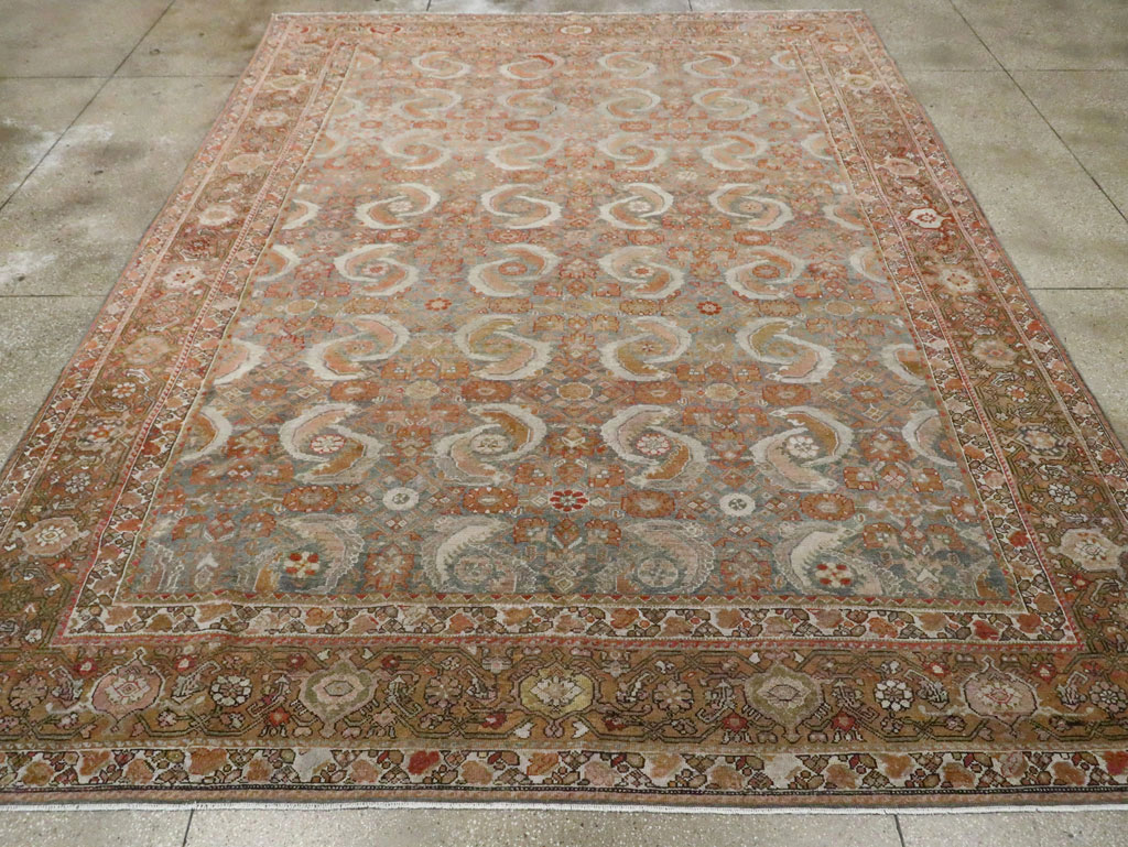Antique Persian Malayer Room Size Carpet, No.25368 - Gss