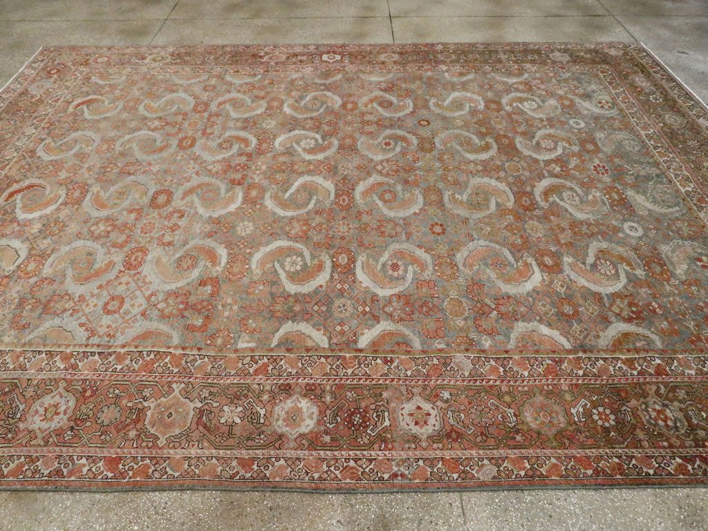 Antique Persian Malayer Room Size Carpet, No.25368 - Gss