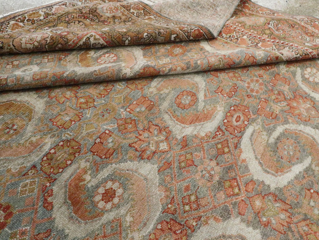 Antique Persian Malayer Room Size Carpet, No.25368 - Gss