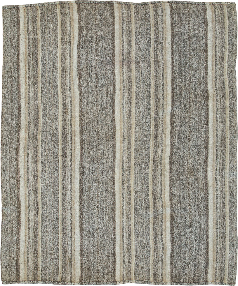 Vintage Persian Flatweave Rug, No.25382 - Gss