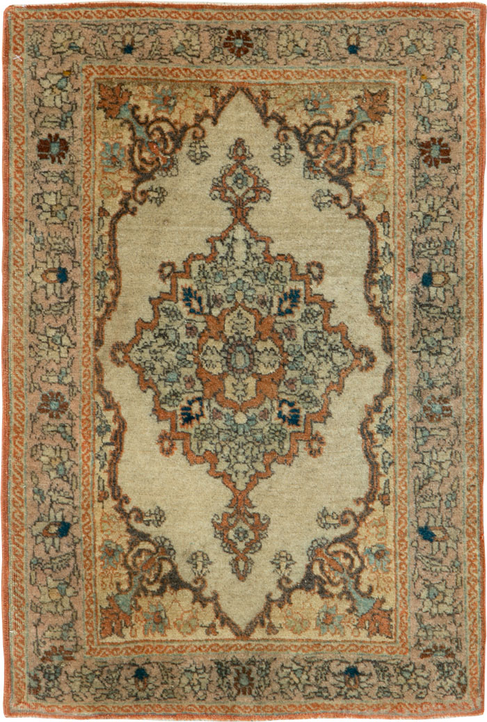 Antique Persian Tabriz Hagi Jalili Rug, No.25388 - Gss