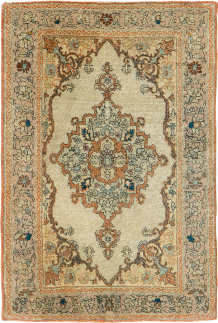 Antique Persian Tabriz Hagi Jalili Rug, No.25388 - Gss