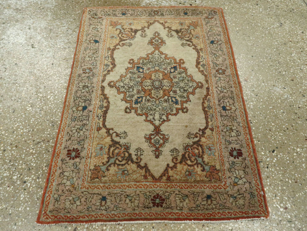 Antique Persian Tabriz Hagi Jalili Rug, No.25388 - Gss