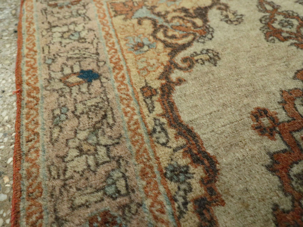 Antique Persian Tabriz Hagi Jalili Rug, No.25388 - Gss