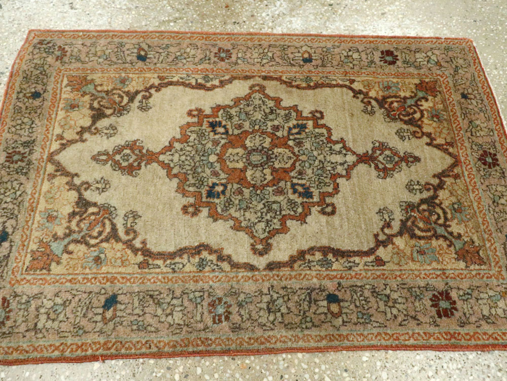 Antique Persian Tabriz Hagi Jalili Rug, No.25388 - Gss