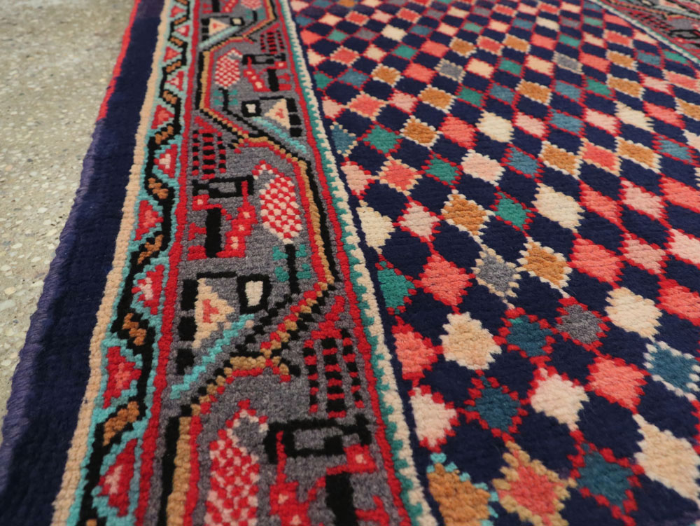 Vintage Persian Mahal Runner, No.25403 - Gss