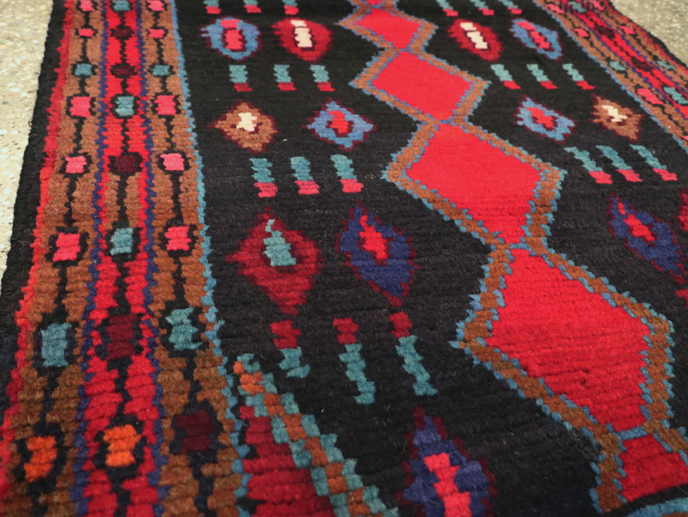 Vintage Persian Hamadan Runner, No.25404 - Gss