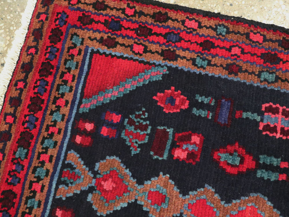Vintage Persian Hamadan Runner, No.25404 - Gss