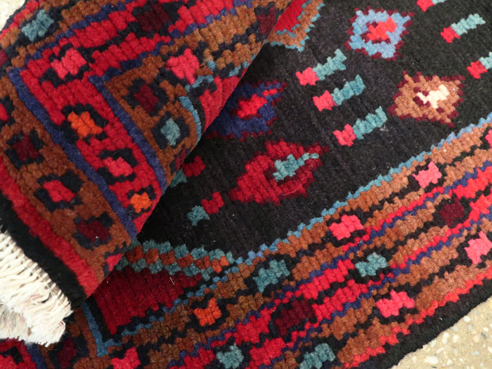 Vintage Persian Hamadan Runner, No.25404 - Gss