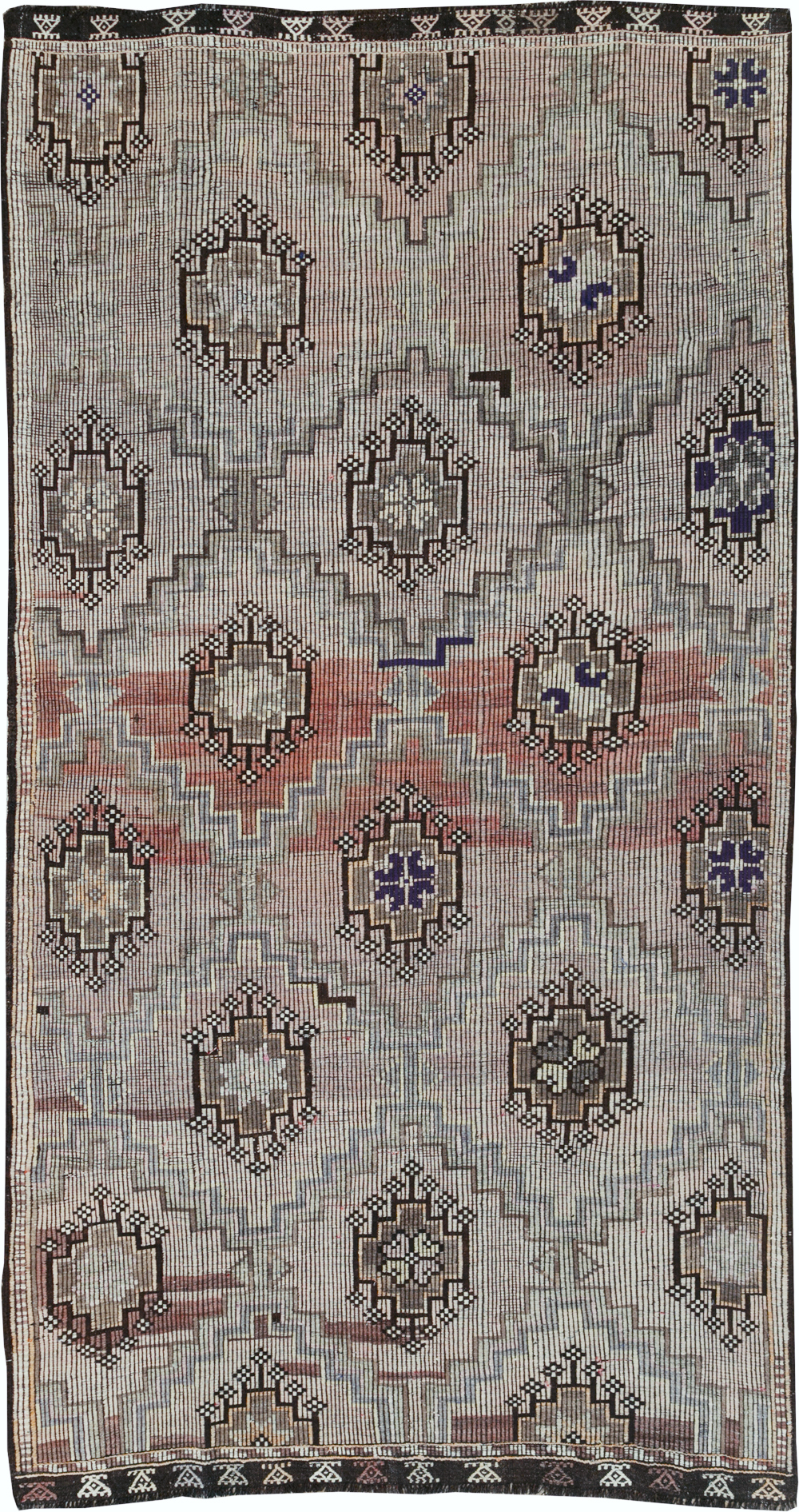 Vintage Turkish Flatweave, No.25410 - Gss
