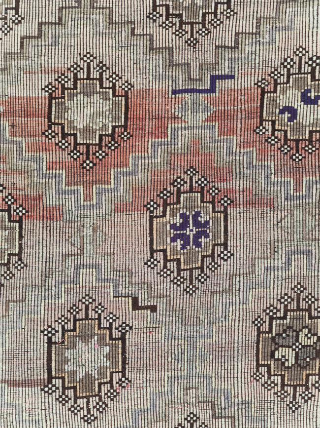 Vintage Turkish Flatweave, No.25410 - Gss