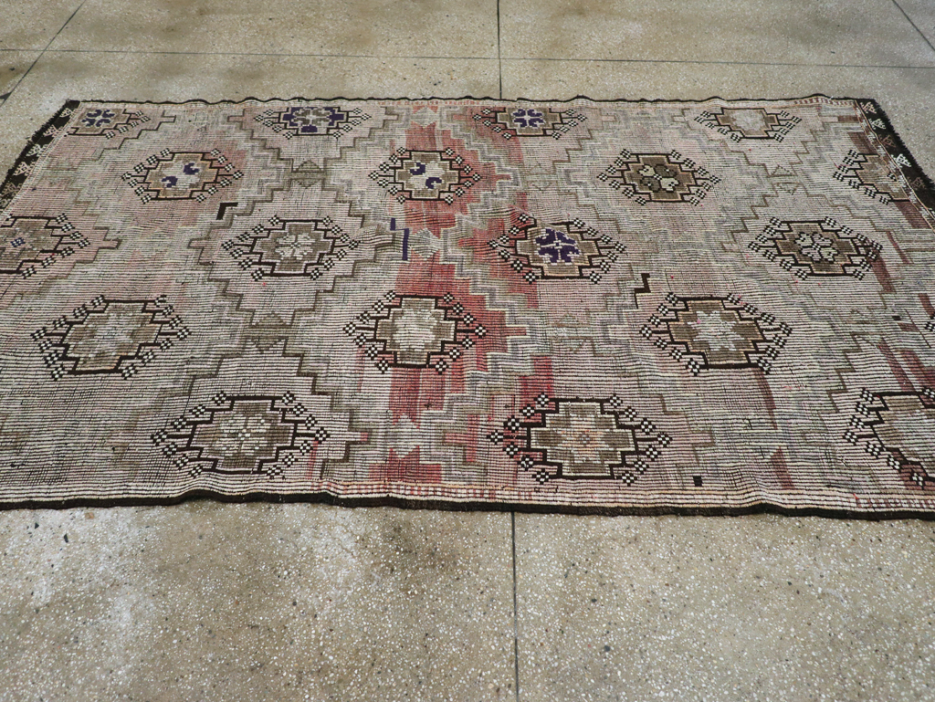 Vintage Turkish Flatweave, No.25410 - Gss