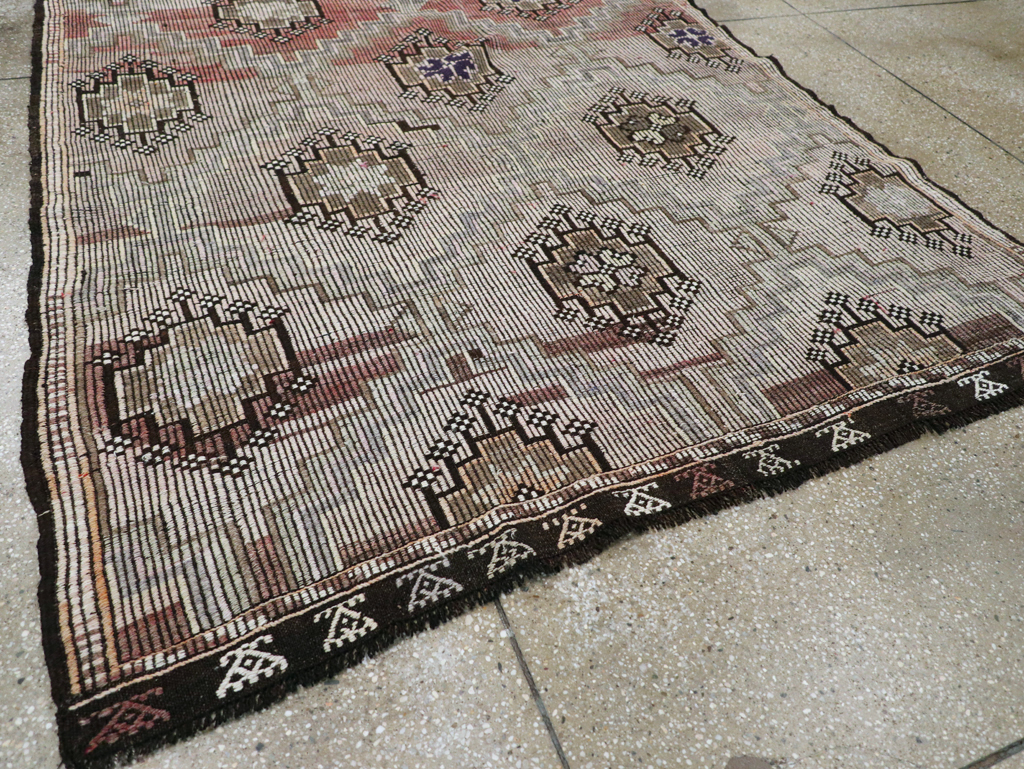 Vintage Turkish Flatweave, No.25410 - Gss