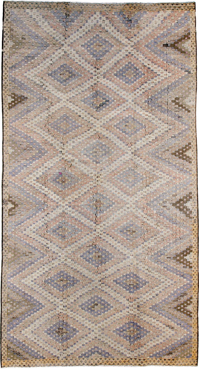 Vintage Turkish Kilim, No.25411 - Gss