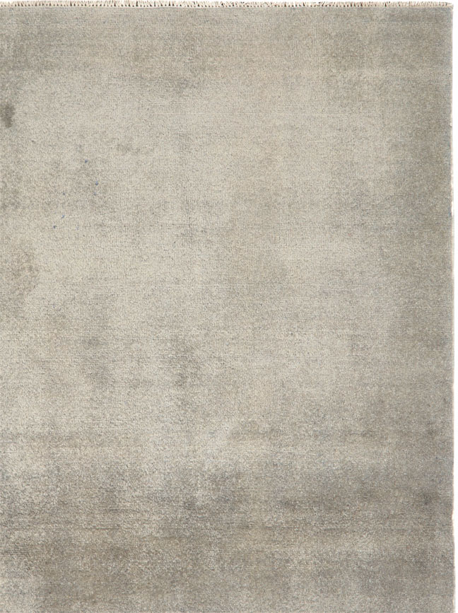 Vintage Persian Mashad Modernist Rug, No.25424 - Gss