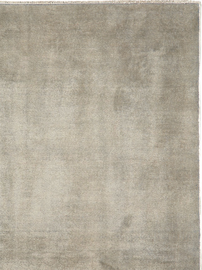 Vintage Persian Mashad Modernist Rug, No.25424 - Gss