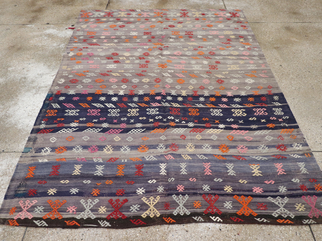 Vintage Turkish Kilim, No.25437 - Gss