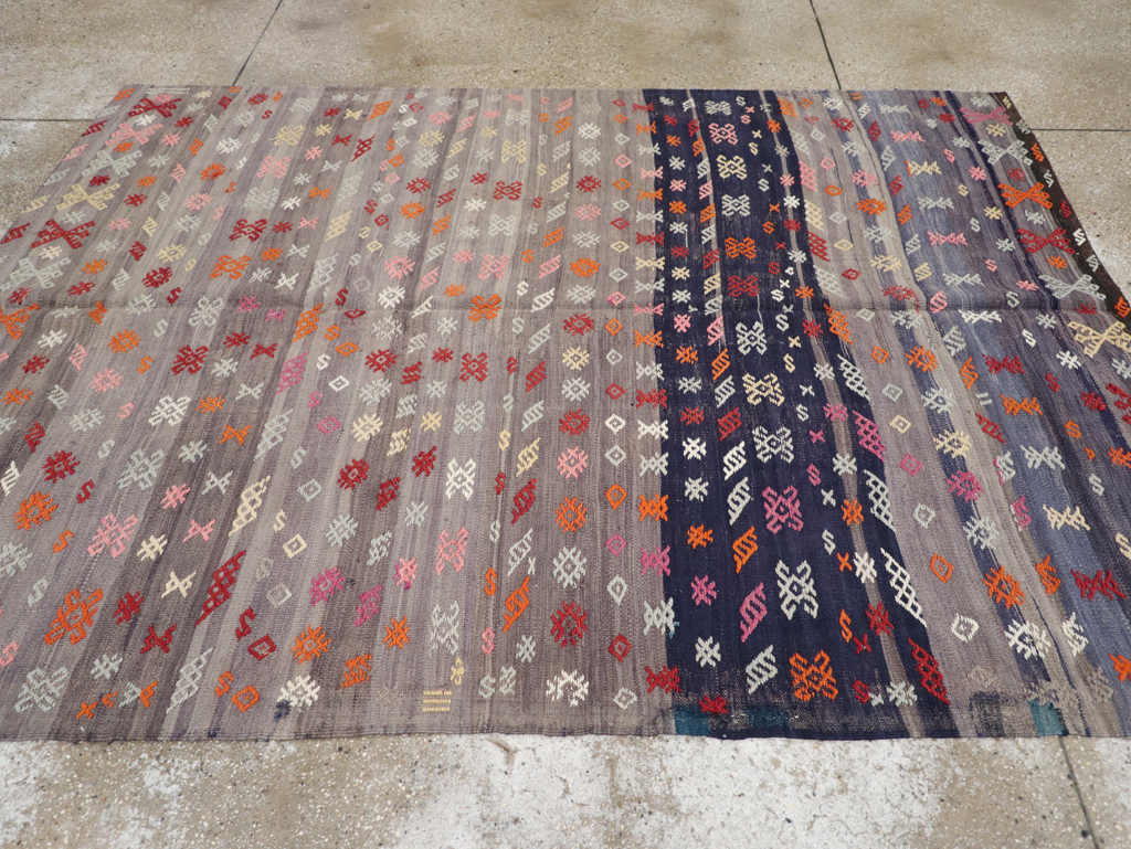 Vintage Turkish Kilim, No.25437 - Gss