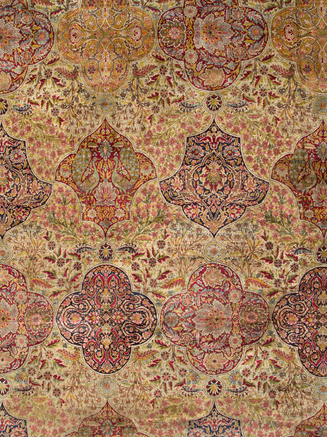 Antique Persian Lavar Kerman Oversize Carpet, No.25440 - Gss