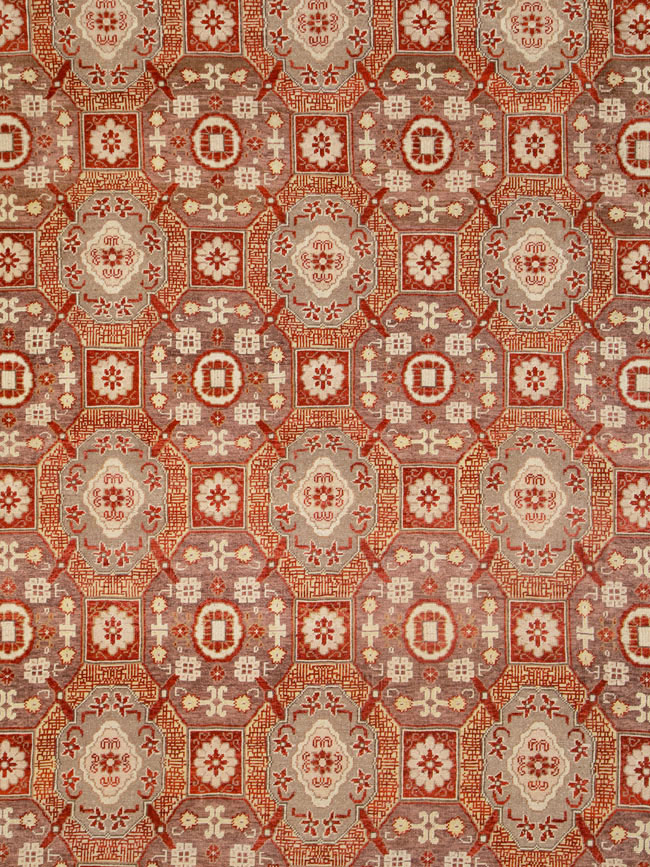 Contemporary Large Egyptian Carpet in the Khotan Style, No.25452 - Gss