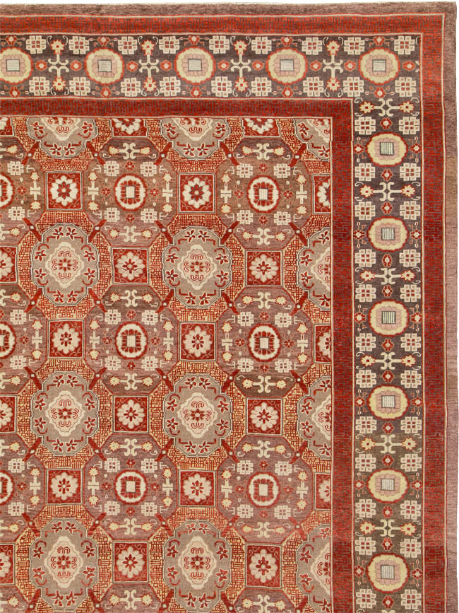 Contemporary Large Egyptian Carpet in the Khotan Style, No.25452 - Gss
