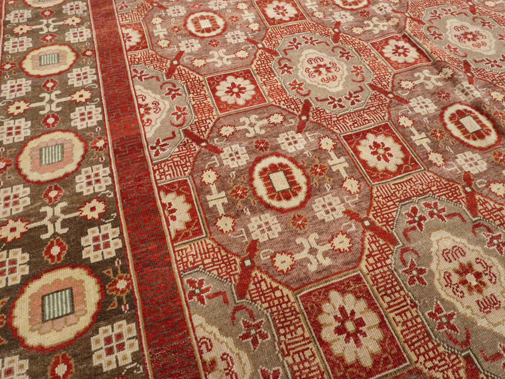 Contemporary Large Egyptian Carpet in the Khotan Style, No.25452 - Gss