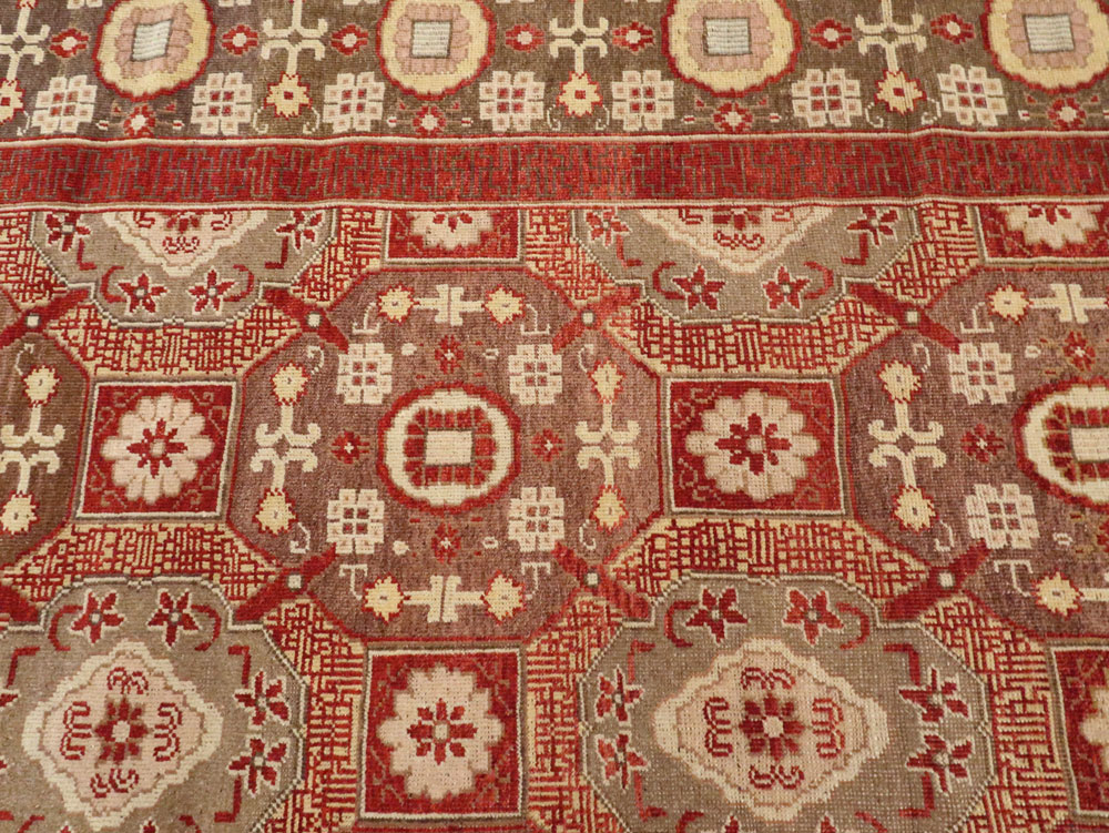 Contemporary Large Egyptian Carpet in the Khotan Style, No.25452 - Gss