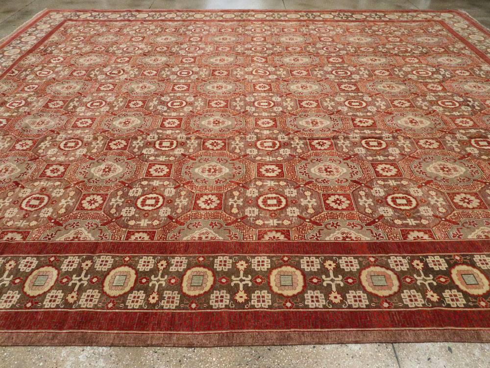 Contemporary Large Egyptian Carpet in the Khotan Style, No.25452 - Gss