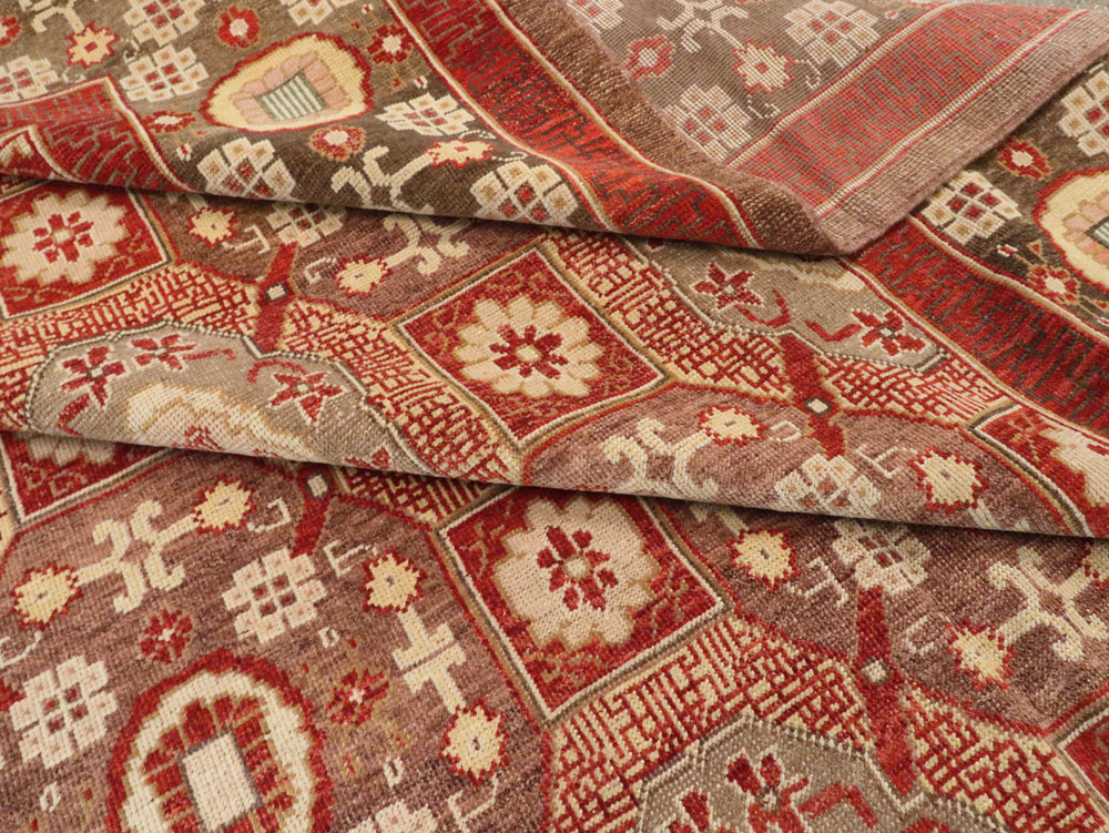 Contemporary Large Egyptian Carpet in the Khotan Style, No.25452 - Gss