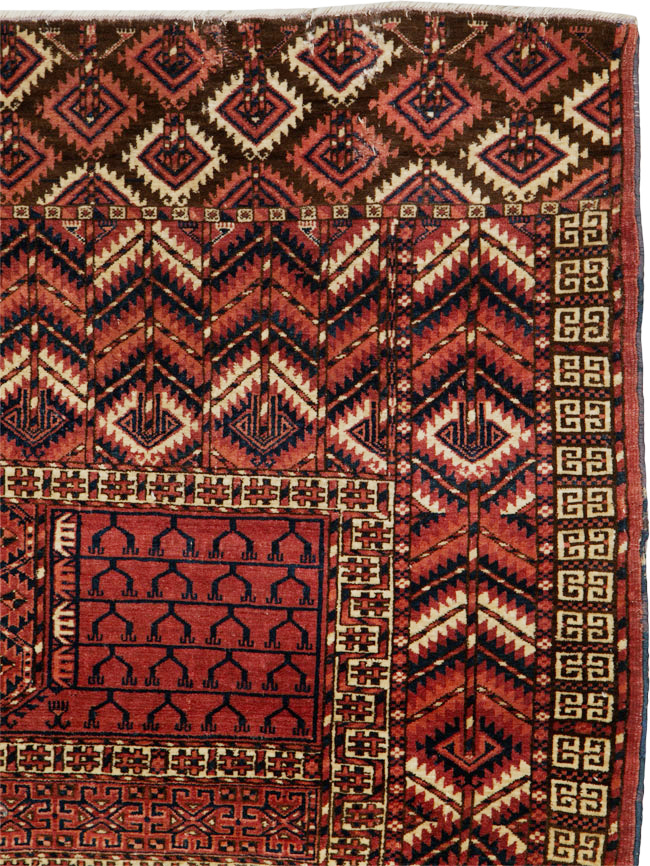 Antique Central Asian Tekke Rug, No.25460 - Gss
