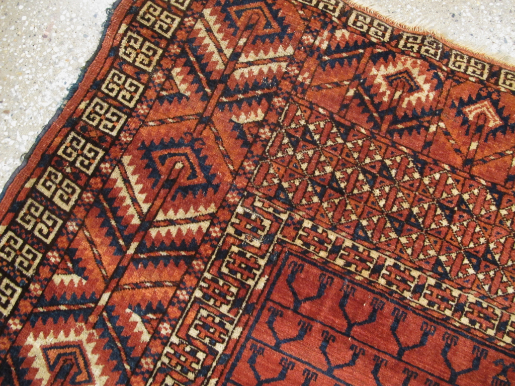 Antique Central Asian Tekke Rug, No.25460 - Gss