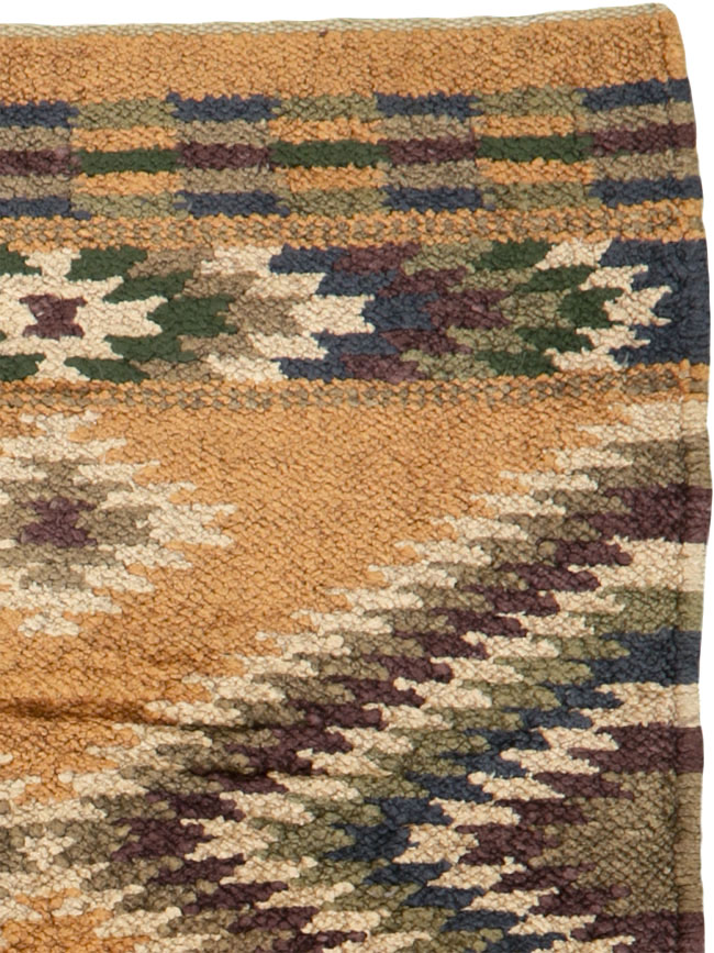 Vintage Indian Flatweave Kilim, No.25465 - Gss