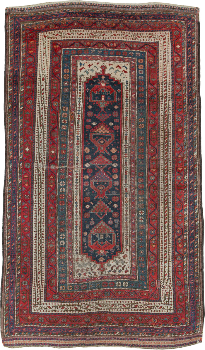 Antique Persian Kurdish Rug, No.25472 - Gss